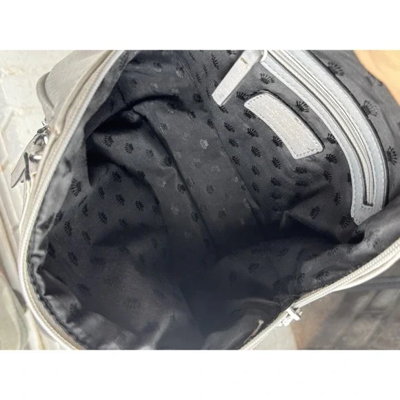 JUICY‎ COUTURE Satchel Style Handbag Purse Light Grey - Picture 5 of 6